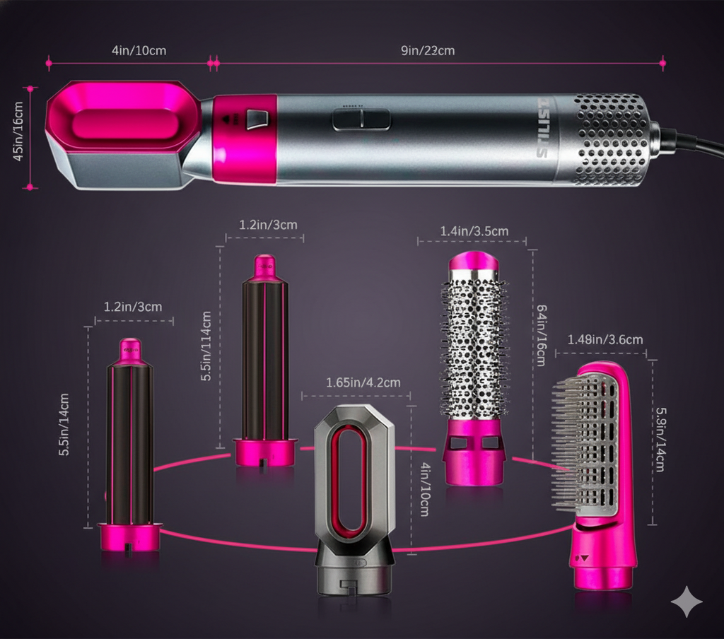 SECADOR Y CEPILLO 5 EN 1 TK