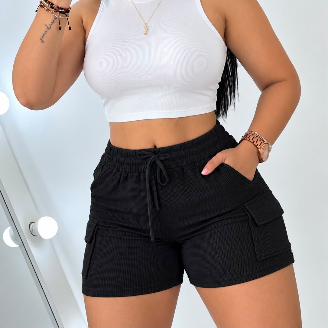 SHORT DAMA EN TELA PANA FB